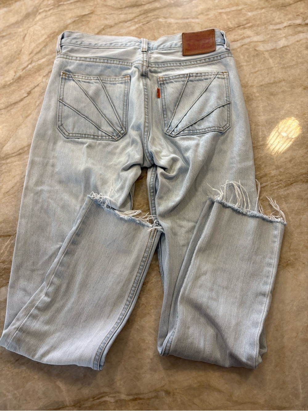 Levi’s Womens Orange Tag light wash Jean